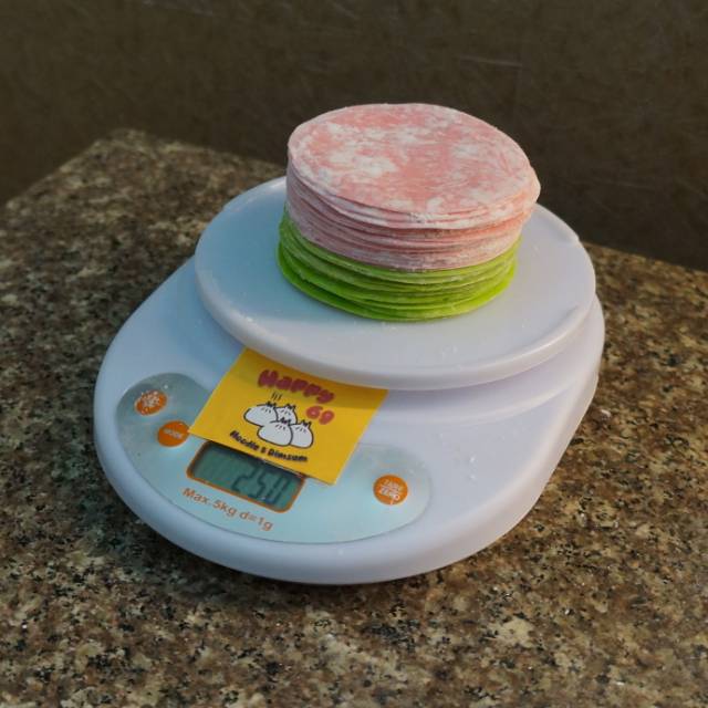 

Kulit Dimsum Pelangi Mix 2 warna