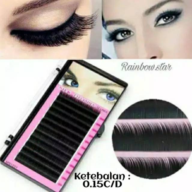 Paket Eyelash Extension Super Duper Lengkap + Tas