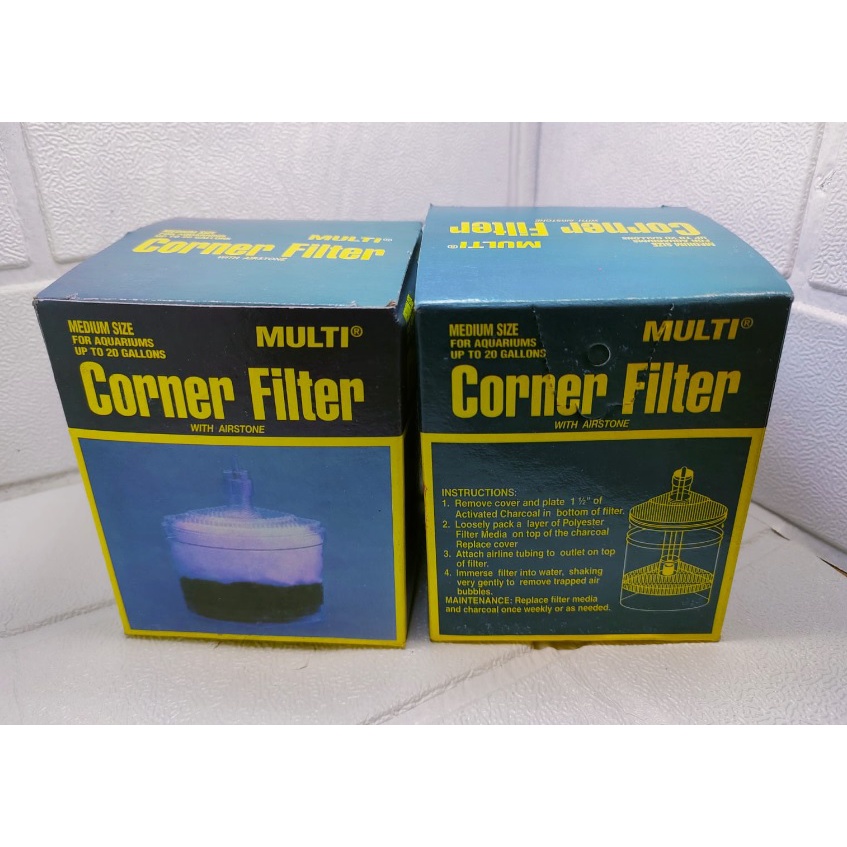 MULTI CORNER FILTER MEDIUM AQUARIUM / MINI FILTER MULTI MEDIUM FILTER SUDUT AQUARIUM