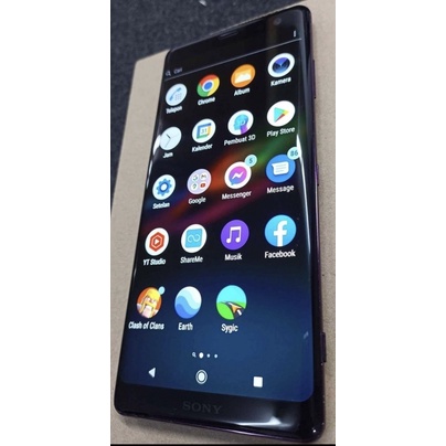 SONY Xperia XZ3 DOCOMO 4/64 layar lengkung bisa semua kartu sudah 4G+ mulus imei aman