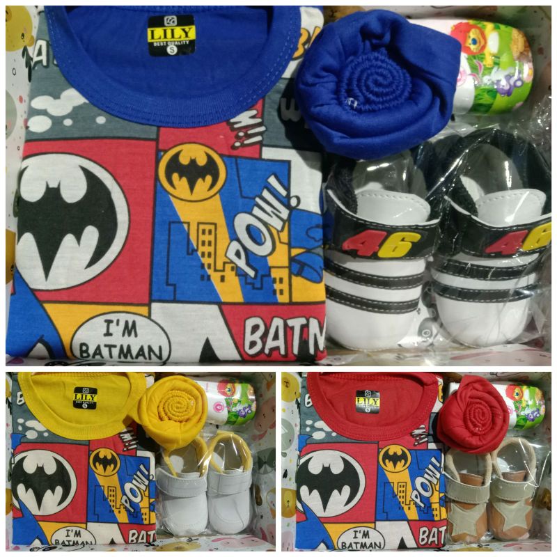 Kado bayi baru lahir/parsel sambang bayi - COWOK- ready sesuai gambar.-1