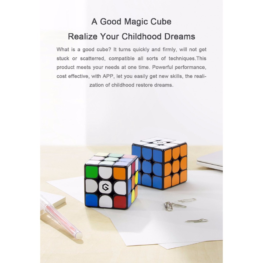 Xiaomi Mijia Giiker M3 Magnetic Cube Mainan Puzzle Rubik 3x3x3