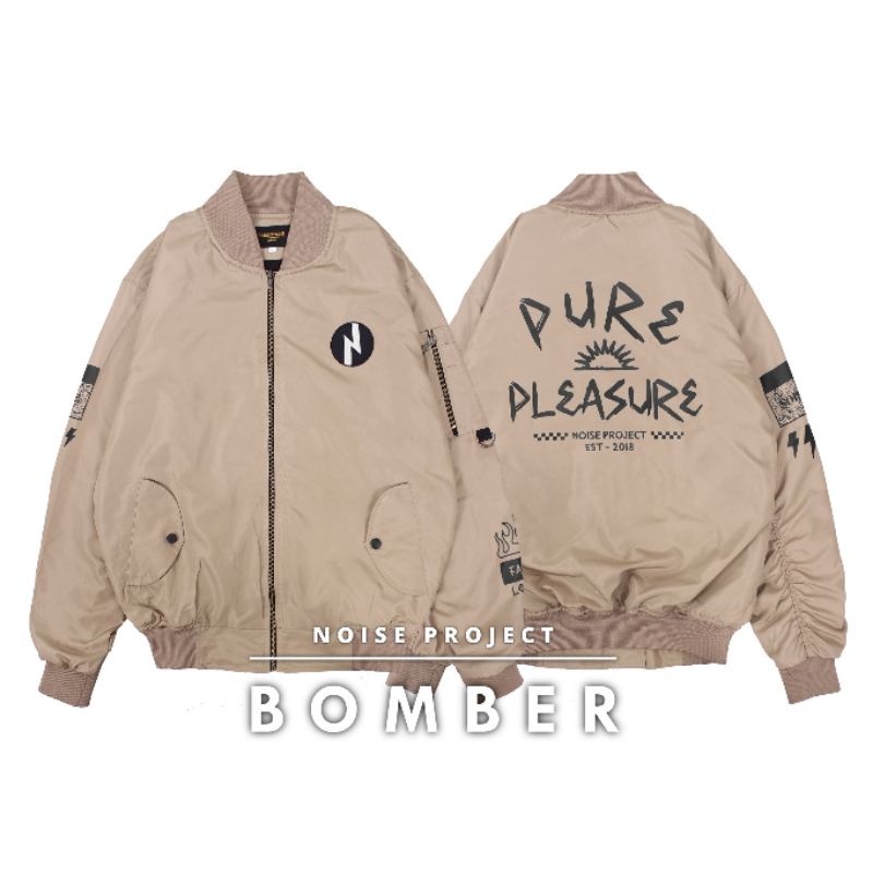 JAKET BOMBER NOISE PURE PLASURE NOISE PROJECT
