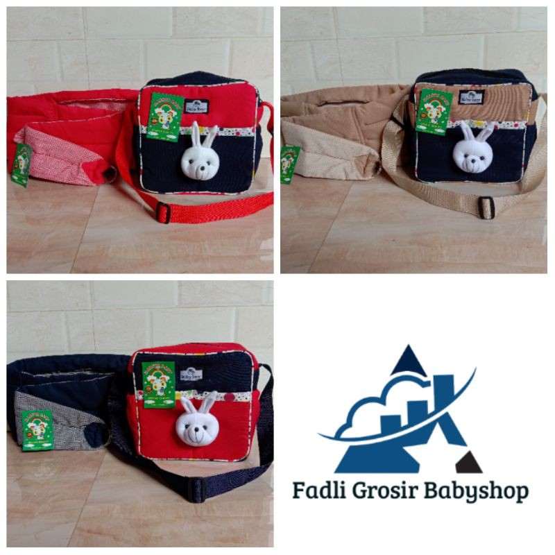 Tas Bayi Dan Gendongan Bayi Samping Polos (2 in 1) Terbaru