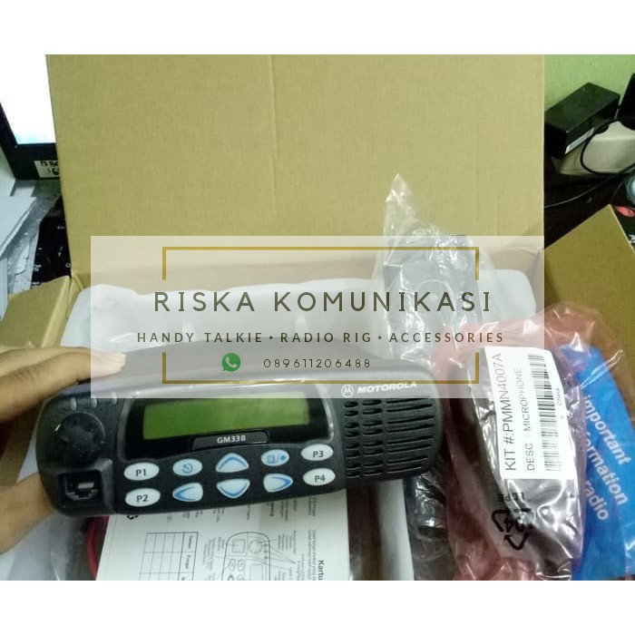 RADIO RIG MOTOROLA GM 338 VHF 25 WATT MURAH