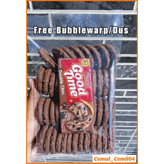 

TERMURAH GOOD TIME 250GR / CEMILAN/SNACK KILOAN / GOOD TIME Cookies Double Choc Chocochips TERMURAH 250GR / CEMILAN / SNACK KILOAN