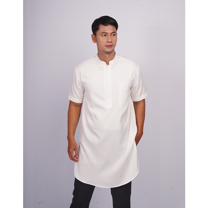 ELZATTA KEMEJA KOKO PRIA DEWASA KAFTAN HAIDAR KOKO PAKISTAN