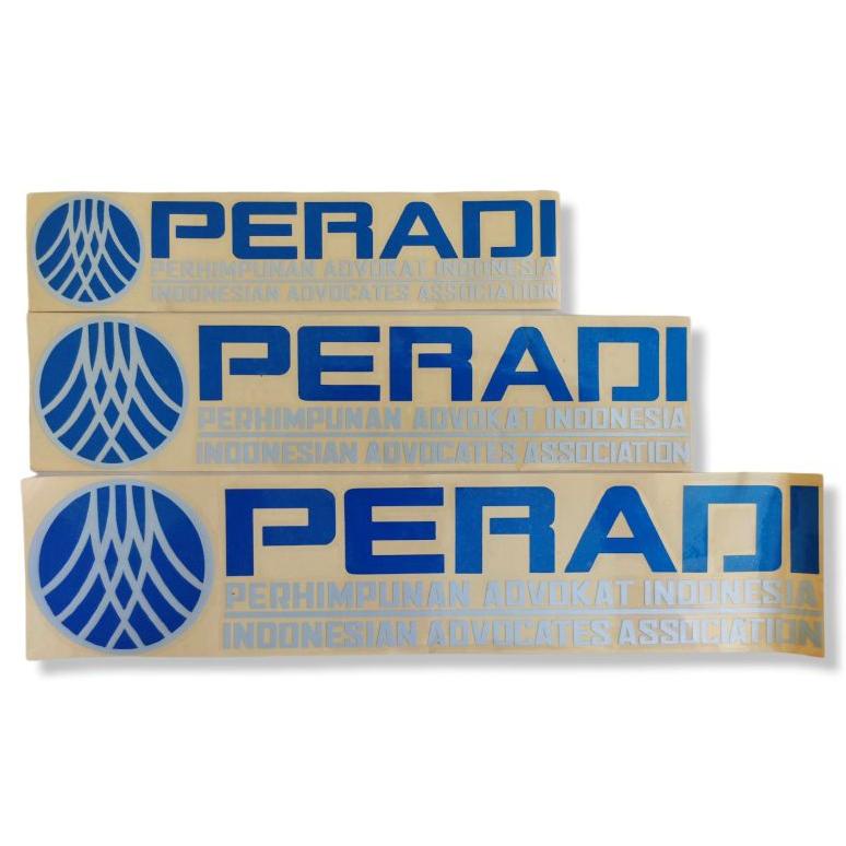

ㆆ Stiker Peradi Logo Baru 2 Warna (Beli 3 Free 1 Stiker Officium Nobile) ☀