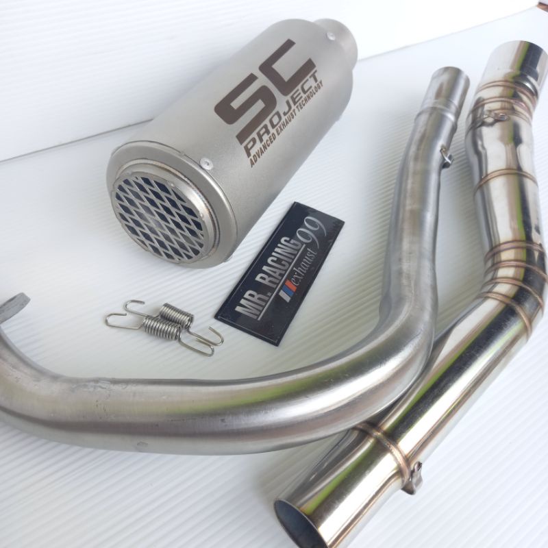 KnalPot Racing R15 - Vixion -Byson - Cbr150 -Cb150 full system