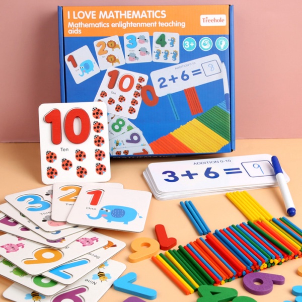 

Mainan Edukasi I love Mathematics/ Puzzle Matematika /Puzzle Berhitung - Box - Oke Limited