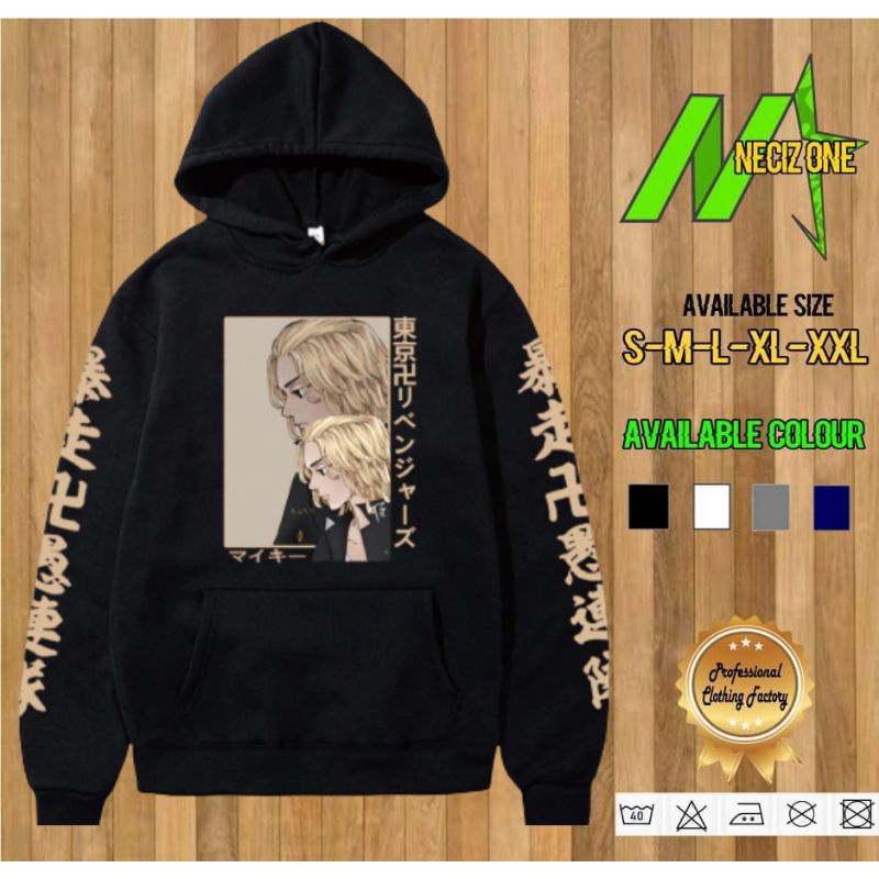 MIKEY / SANO MANJIROU ANIME JEPANG HOODIE TOKYO REVENGERS KARAKTER ANIME PRIA ~ CASUAL STYLE