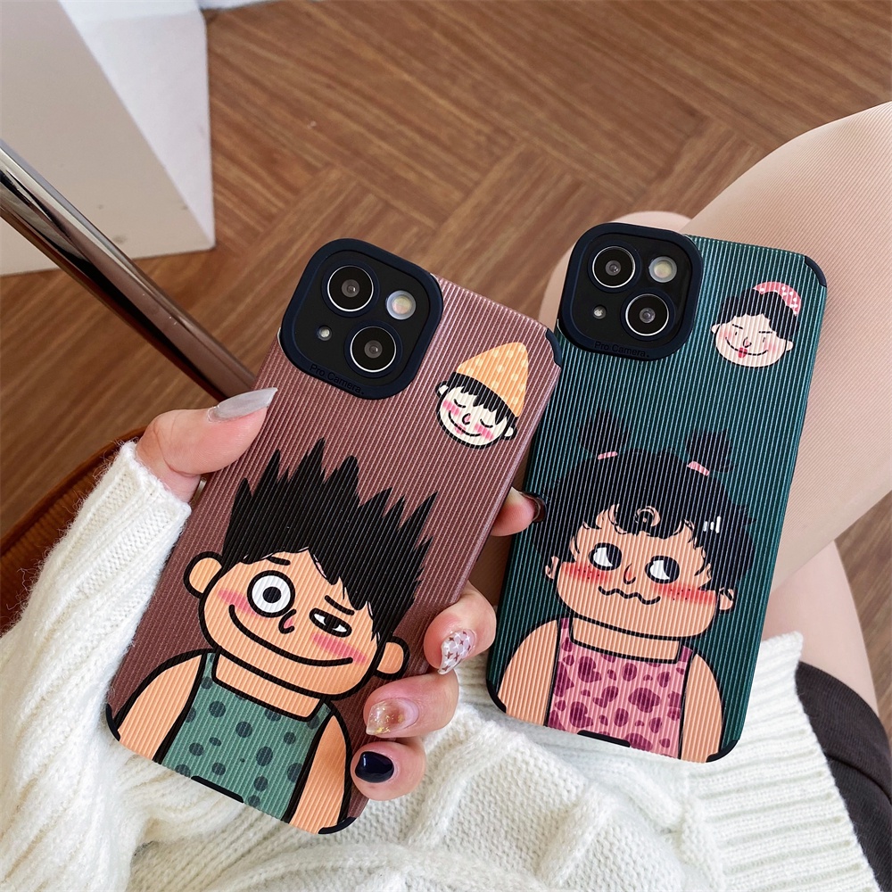 Cute Lovers Case untuk iPhone 13 Pro Max 12 11 X XR Xs Max 7Plus 8Plus