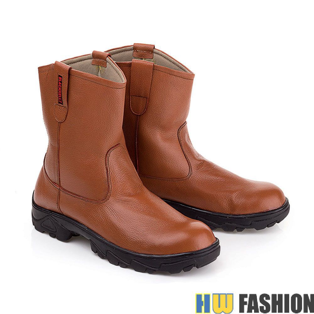 Blackkelly - BCL 865 Sepatu Boots Pria TAN murah original cibaduyut keren