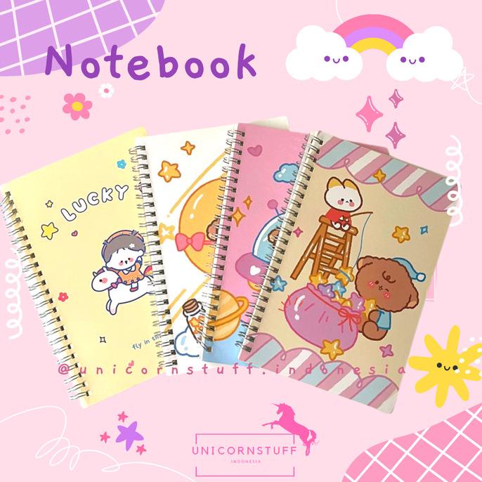 

Buku Catatan Unicorn Notebook Anak Perempuan Kado Sekolah Cewek