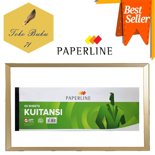 

BUKU KUITANSI PAPERLINE / KWITANSI SEDANG / PPL KT 40 T [10PCS]