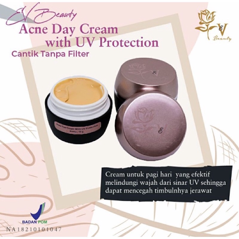 Acne Day Cream with UV protection EV Beauty