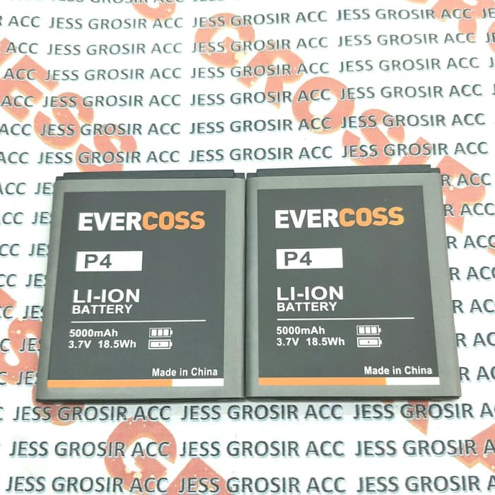 Baterai Battery Original Double Power Evercoss Evercross P4 Jump TV