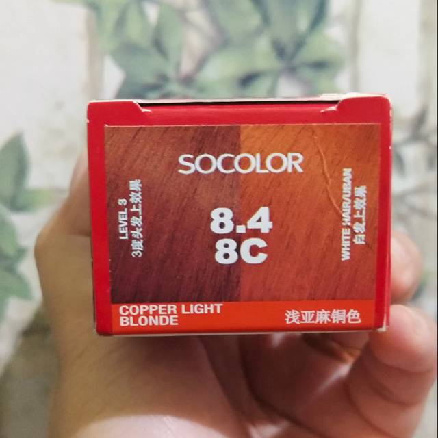 MATRIX SOCOLOR 8.4 8C Copper Light Blonde Cat Rambut