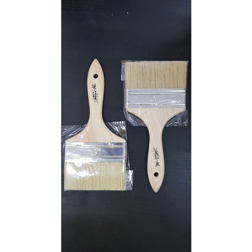 Kuas Cat Tembok Serbaguna Gagang Kayu / Paint Brush 1.5&quot; 1.5 Inch 2&quot; 2 Inch 2.5&quot; 2.5 Inch 3&quot; 3 Inch 4&quot; 4 Inch