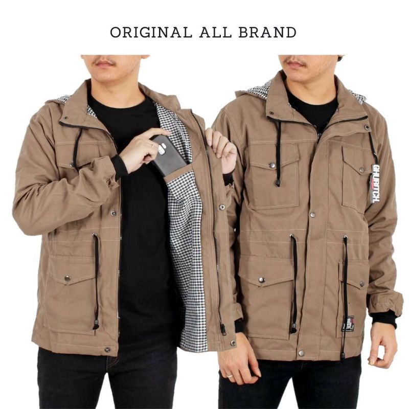 JAKET PARKA KANVAS PREMIUM