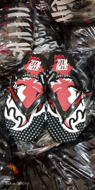 Sandal jepit distro syphilis ( 28 - 43)  - sandal jepit cowok