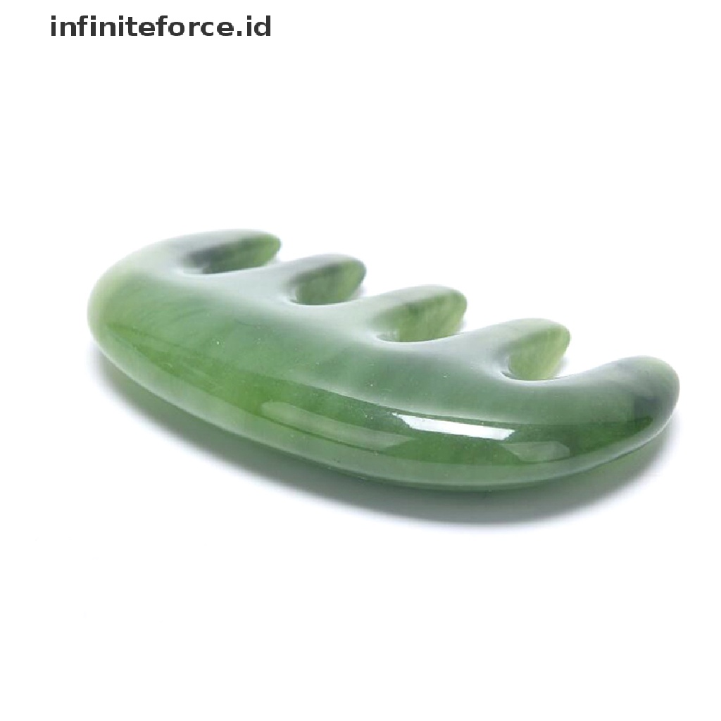 Infiniteforce.id Papan Gua Sha Kristal Alami Alat Pijat Wajah / Mata / Hidung Anti Kerut