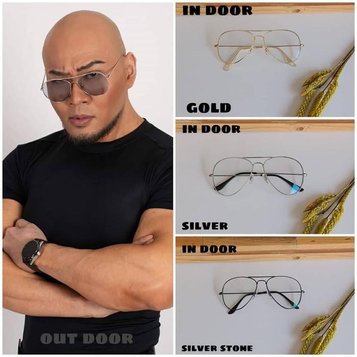 Kacamata Pria RB Aviator Lensa Photocromic