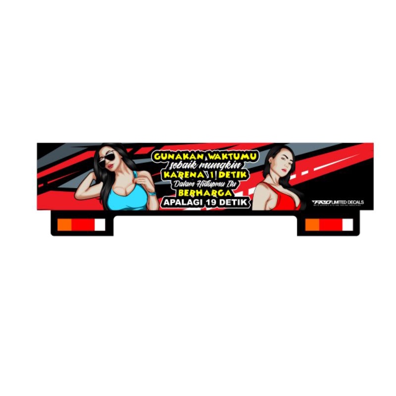 Stiker pintu mobil keren