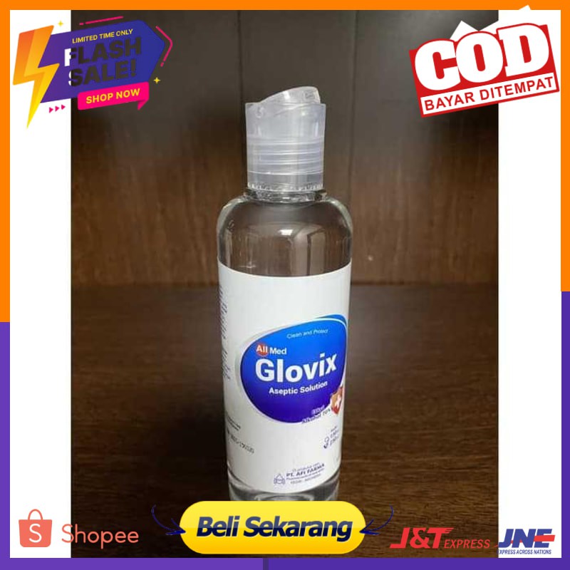 Glovix Hand Sanitizer Cair Antiseptic  Moisturizing Fresh Scent 250ml