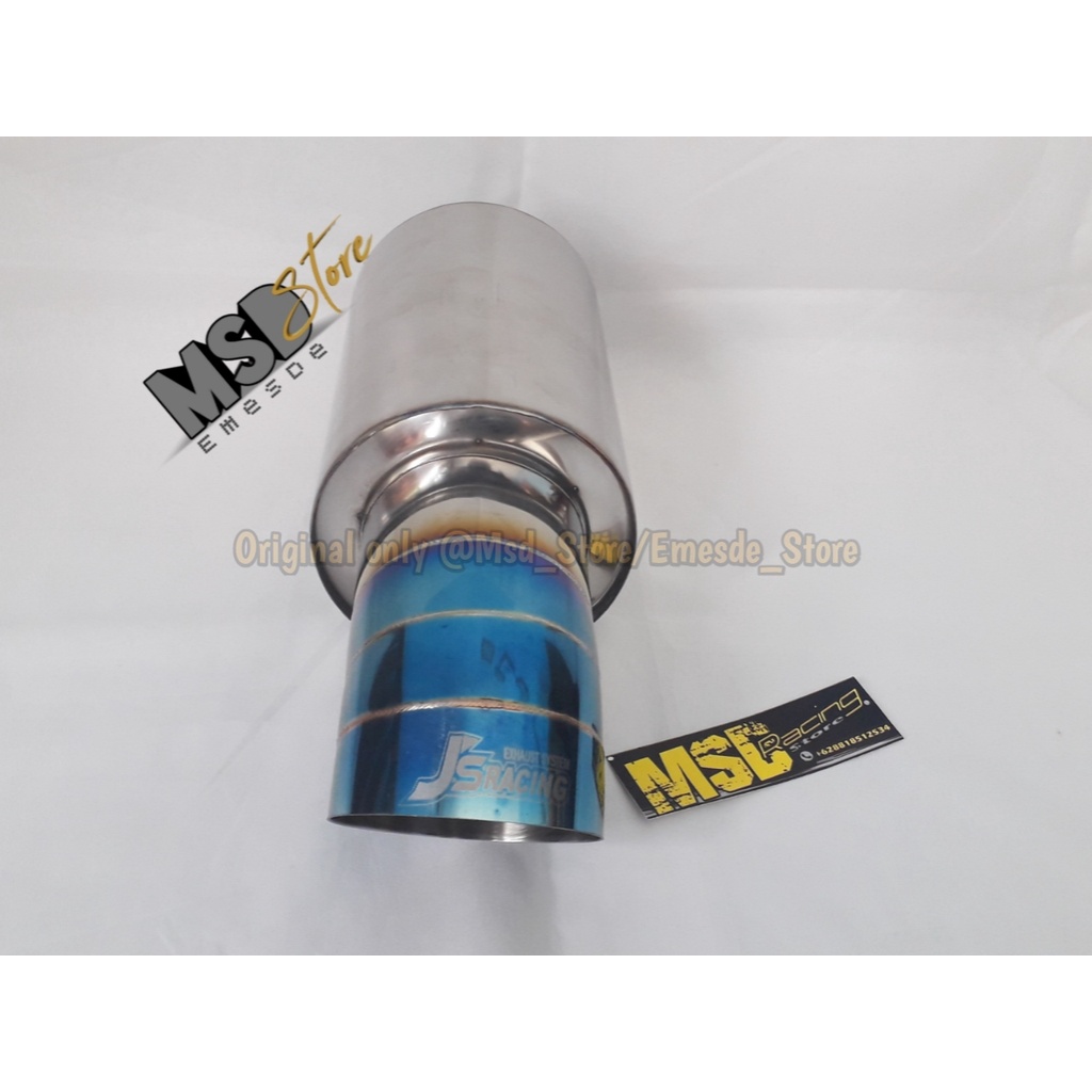 Knalpot mobil mobil JS RACING untuk mobil avanza agya brio agya grandmax dll