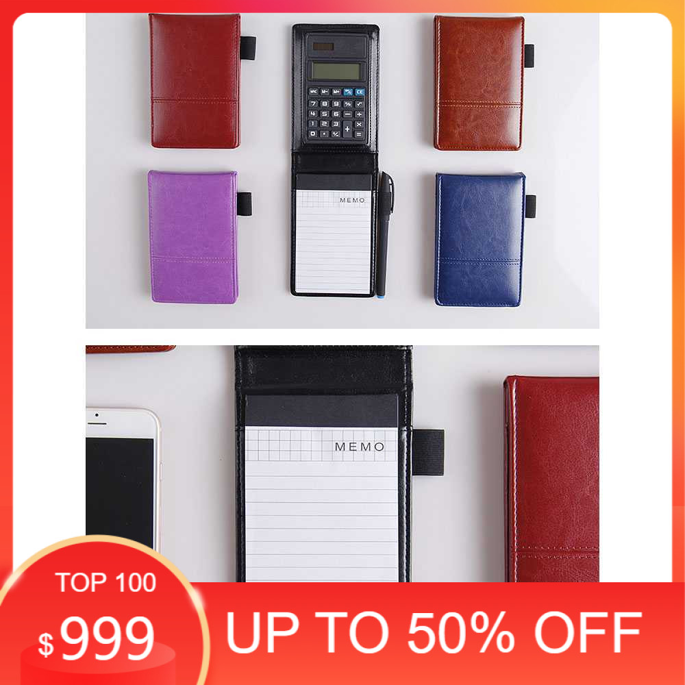 

Buku Catatan Binder Note Cover Kulit with Kalkulator - Y8302