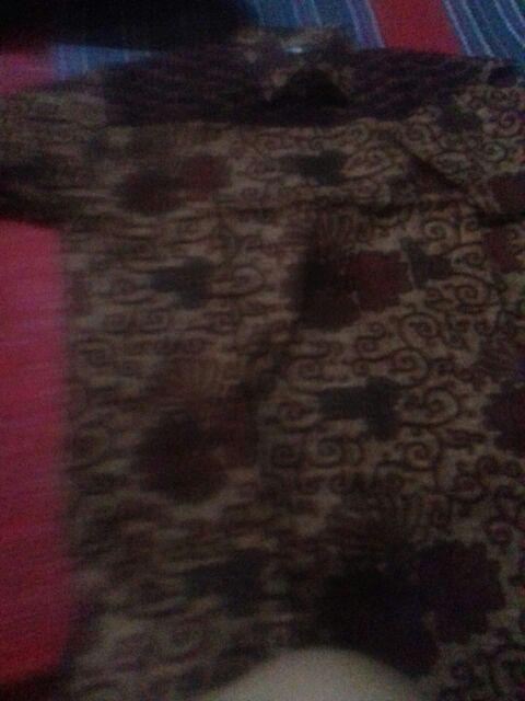 Asifa Batik Hrb026 Kenongo Kemeja Tosca Pekalongan Padi M L Xl Sogan Tulis Halus Kemeja Batik