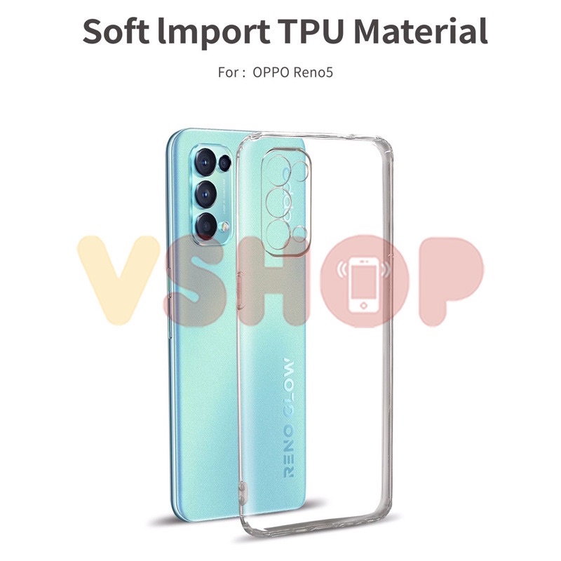 SOFTCASE TRANSPARAN OPPO RENO 5 PREMIUM CLEAR SOFT CASE