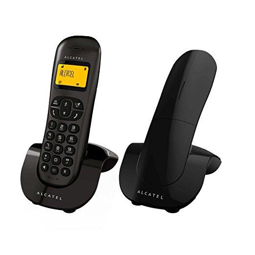 ALCATEL C250 Cordless Phone Telepon Wireless - BLACK