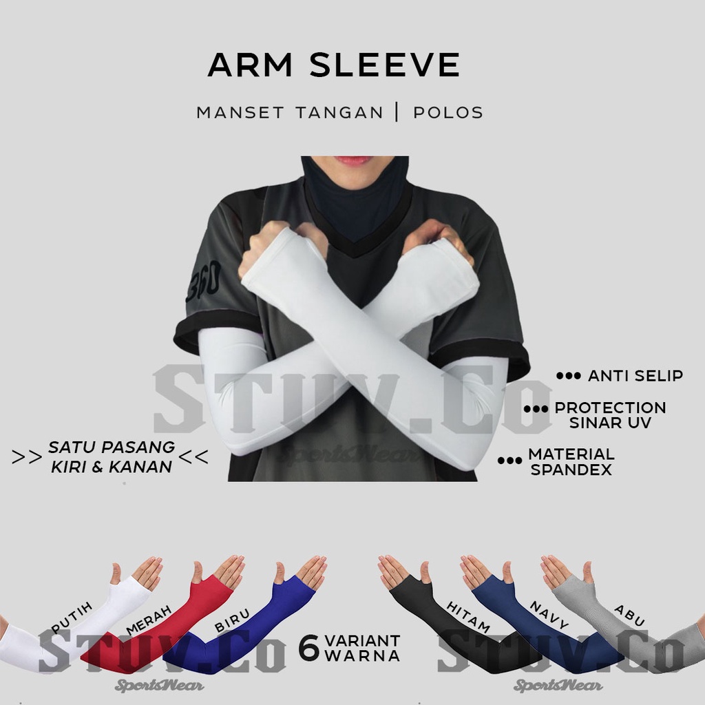 MANSET TANGAN ARMSLEEVE SEPEDA HIKING DIVING CLIMBING CAMPING NAIK GUNUNG PELINDUNG TANGAN