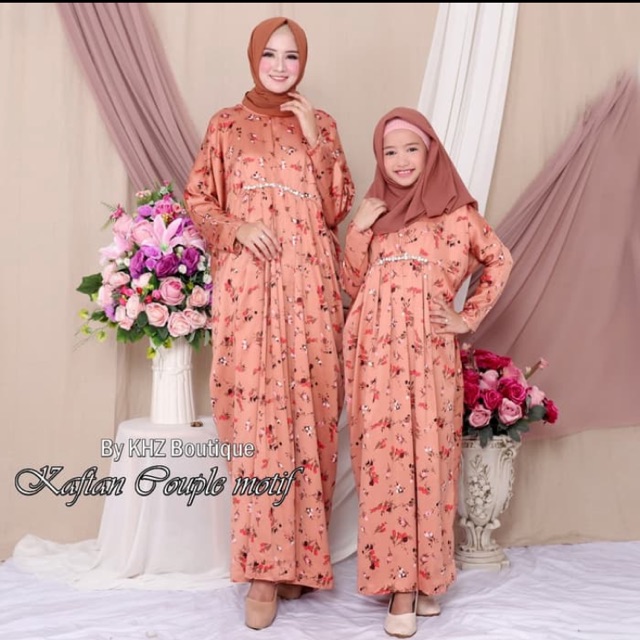 KAFTAN SET COUPLE/ KAFTAN WANITA/ KAFTAN ANAK