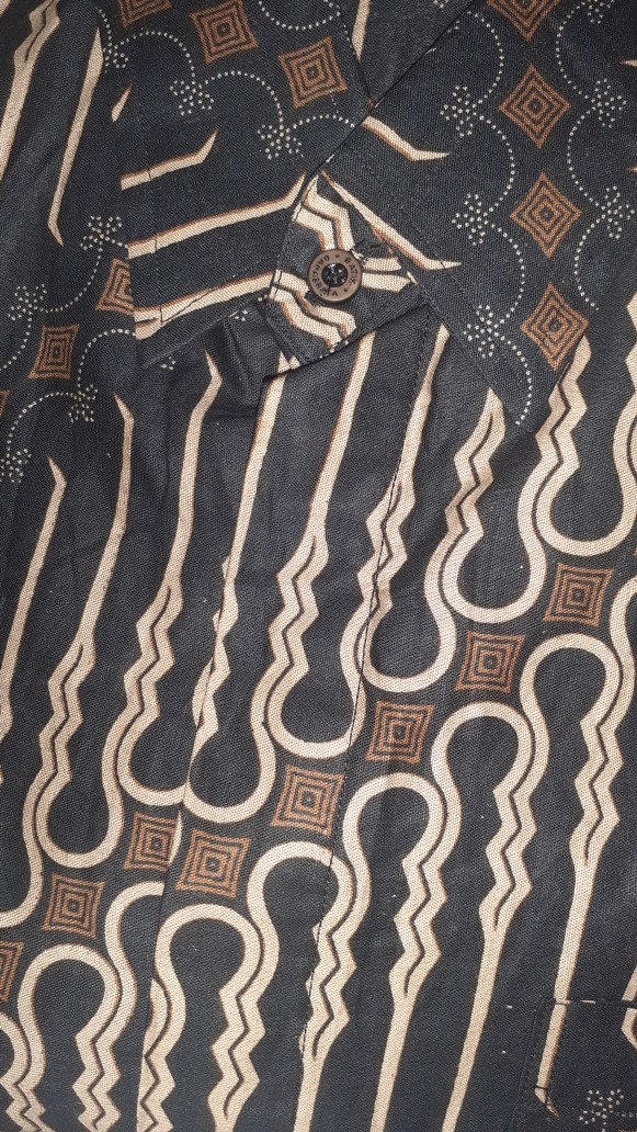 Kemeja Batik Lengan Panjang Danabrata Batik Pria Motif Seno Jarum Size M L Xl Xxl Regularrr