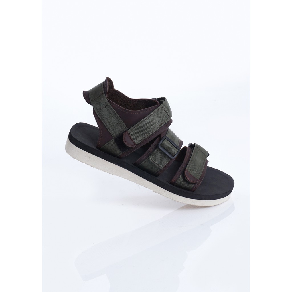 sandal pria santai volkerfootwear / three traf abu