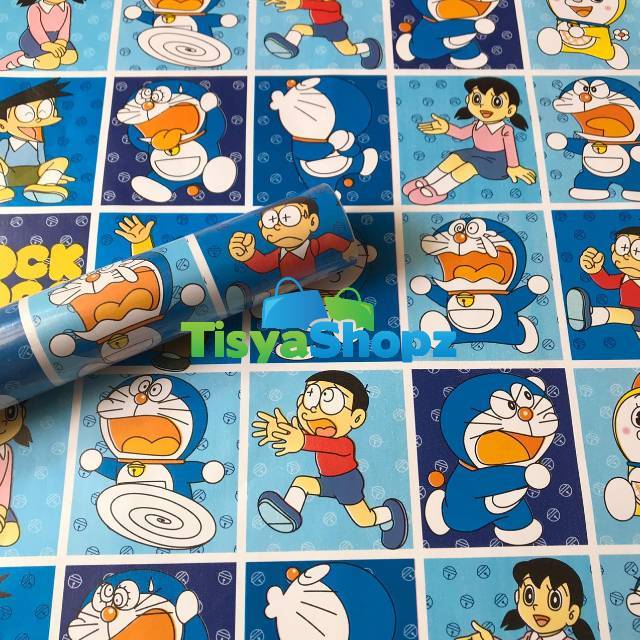 Wallpaper Doraemon Shizuka uk:45 cm x 9 meter / Walpaper Dinding