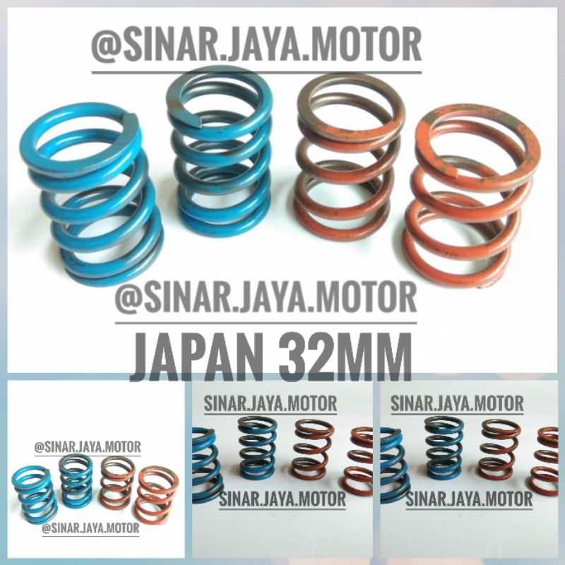 Per Klep japan Jepang 32mm universal Jupiter z Vega r vega zr jupiter z new Supra supra fit supra x Grand Kharisma Beat scoopy vario 110 Shogun Smash mio fino mio m3 mio soul genio revo swedia 1set isi 2biji pir klep