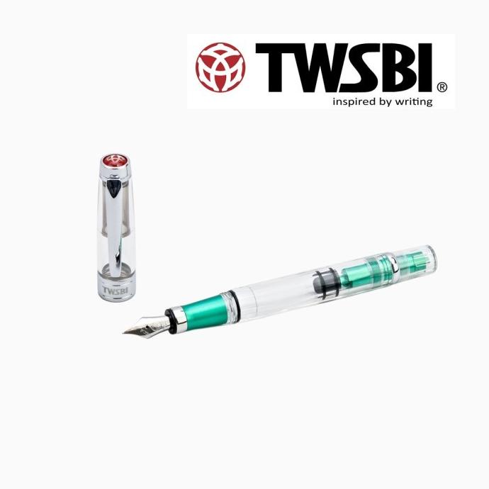 

TWSBI Diamond 580 AL/ALR Fountain Pen - AL EmeraldGreen, Extra Fine