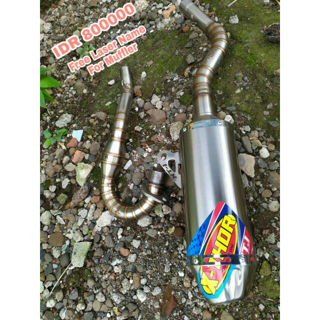 KNALPOT RACING ORIGINAL KLX CRF DTRCKER ORIGINAL X-THOR TITANIUM