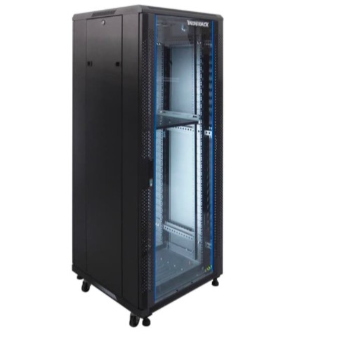 IR8027G - 27U Close Rack Depth 800mm Glass Door 19inch - INDORACK