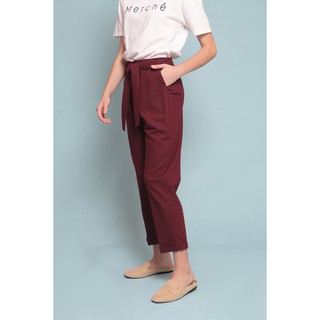  Celana  Wanita  Chino  Maroon Merche Shopee  Indonesia