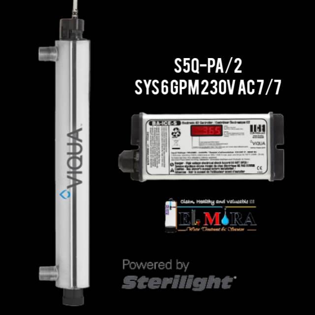 Ultraviolet UV Viqua 6 GPM S5Q-PA