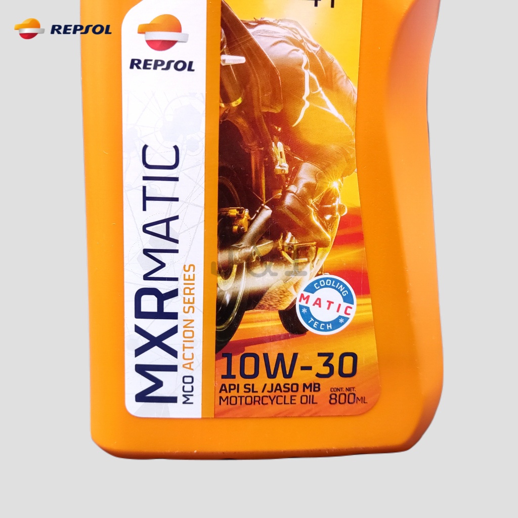 Oli Repsol MXR Matic 10W-30 API SL JASO MB 0,8 Liter