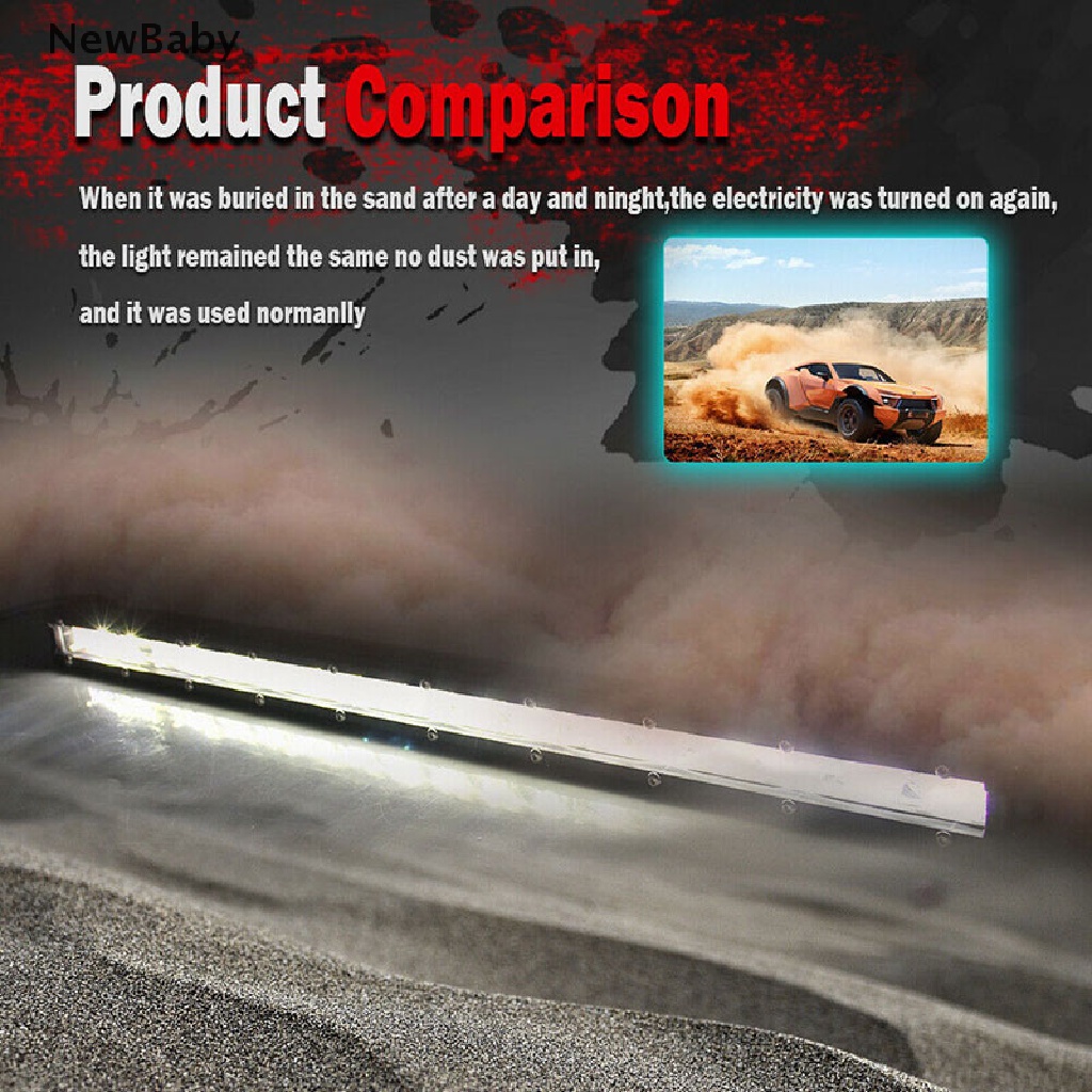 Newbaby Lampu Sorot LED 480W 8 Untuk Mobil SUV Offroad 4WD