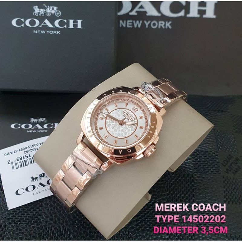 JAM TANGAN COACH WANITA ORIGINAL 100%