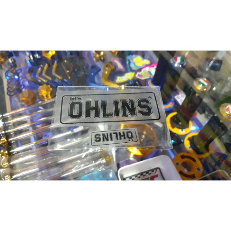 sticker shockbreaker ohlins tabung