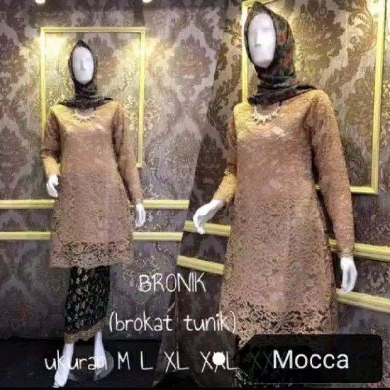 PRODUK ORIGINAL SETELAN KEBAYA TUNIK/KEBAYA KELUAGRA/KEBAYA PESTA